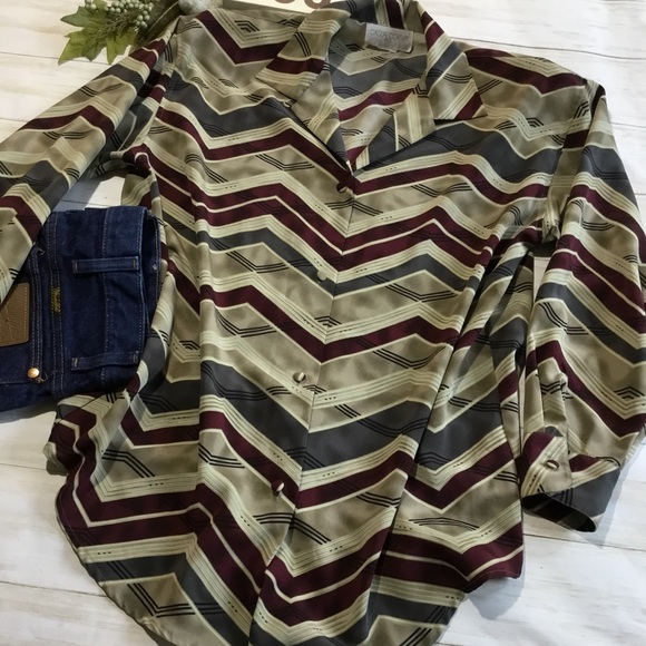 Vintage 80s blouse - Picture 4 of 7